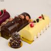 Cake Molds for Baking Shapes 9 Cavities Log Mold Cake Roll Pan Chocolate Mold Silicone Cake Molds for Baking 3D Cylinder Baking Mold for Candy Pastry