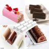 Cake Molds for Baking Shapes 9 Cavities Log Mold Cake Roll Pan Chocolate Mold Silicone Cake Molds for Baking 3D Cylinder Baking Mold for Candy Pastry