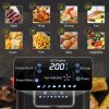 Air Fryer, 1700W 6.9 Quart Air Fryers Oven with Digital Display, 360¬∞ Air Circulation, Adjustable Temperature, Timer and Nonstick Basket for Oil Less