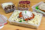 Bento Lunch Box 3pcs set 24oz Meal Prep Containers Microwavable BPA Free External Leak Proof Portion Control Container Dishwasher Friendly Snap Lockin