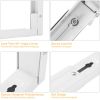 2 Pcs Microwave Brackets Adjustable Wall Mount Shelf Heavy Duty Carbon Steel Wall Microwave Cradle