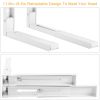2 Pcs Microwave Brackets Adjustable Wall Mount Shelf Heavy Duty Carbon Steel Wall Microwave Cradle
