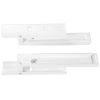 2 Pcs Microwave Brackets Adjustable Wall Mount Shelf Heavy Duty Carbon Steel Wall Microwave Cradle